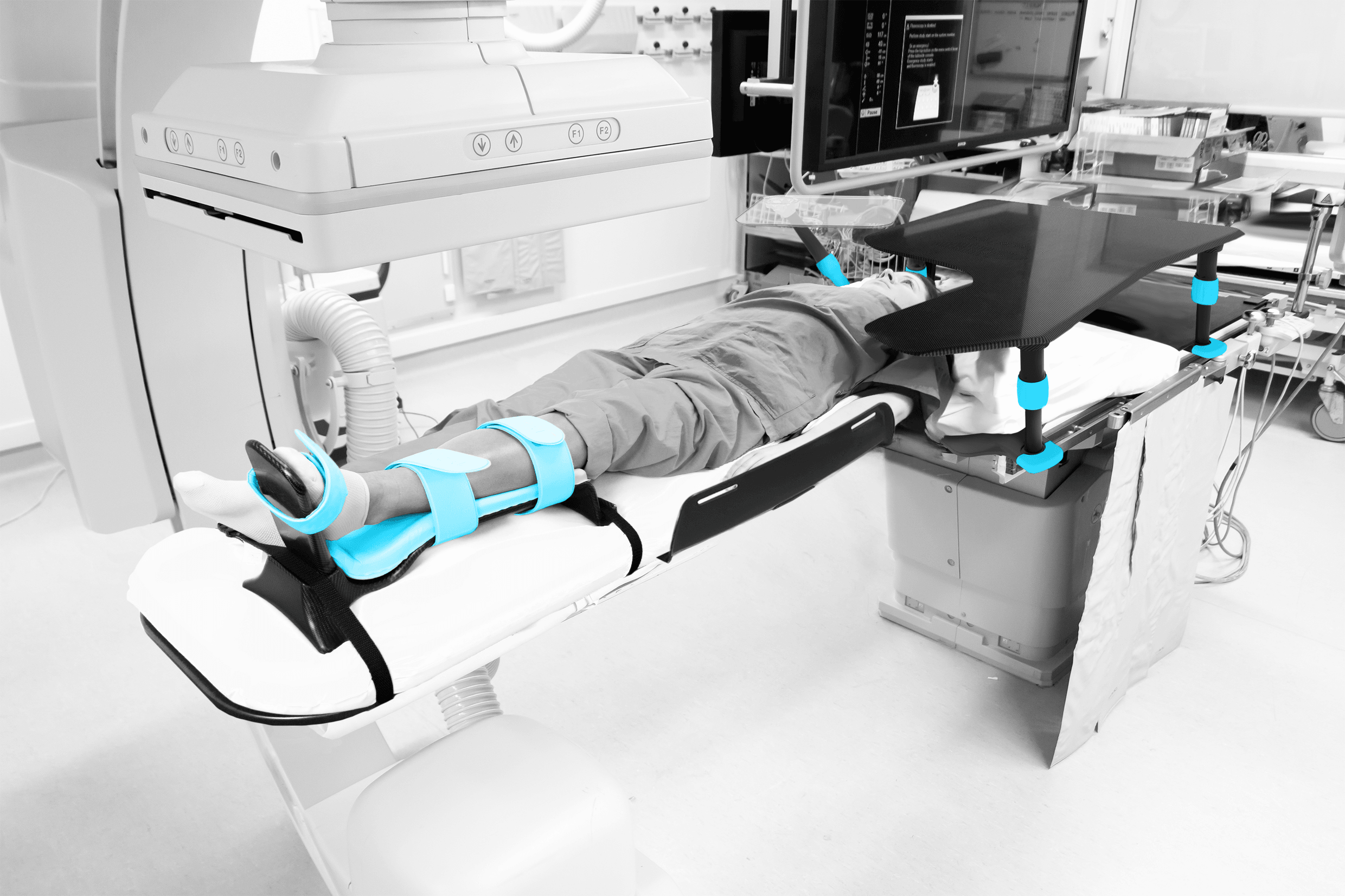 Solid medium gray color.